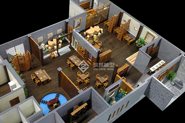 中式餐廳2 - 北京筑城世紀(jì)模型公司案例
