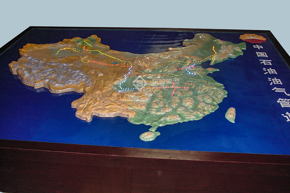 中國(guó)地形模型 - 北京筑城世紀(jì)模型公司案例