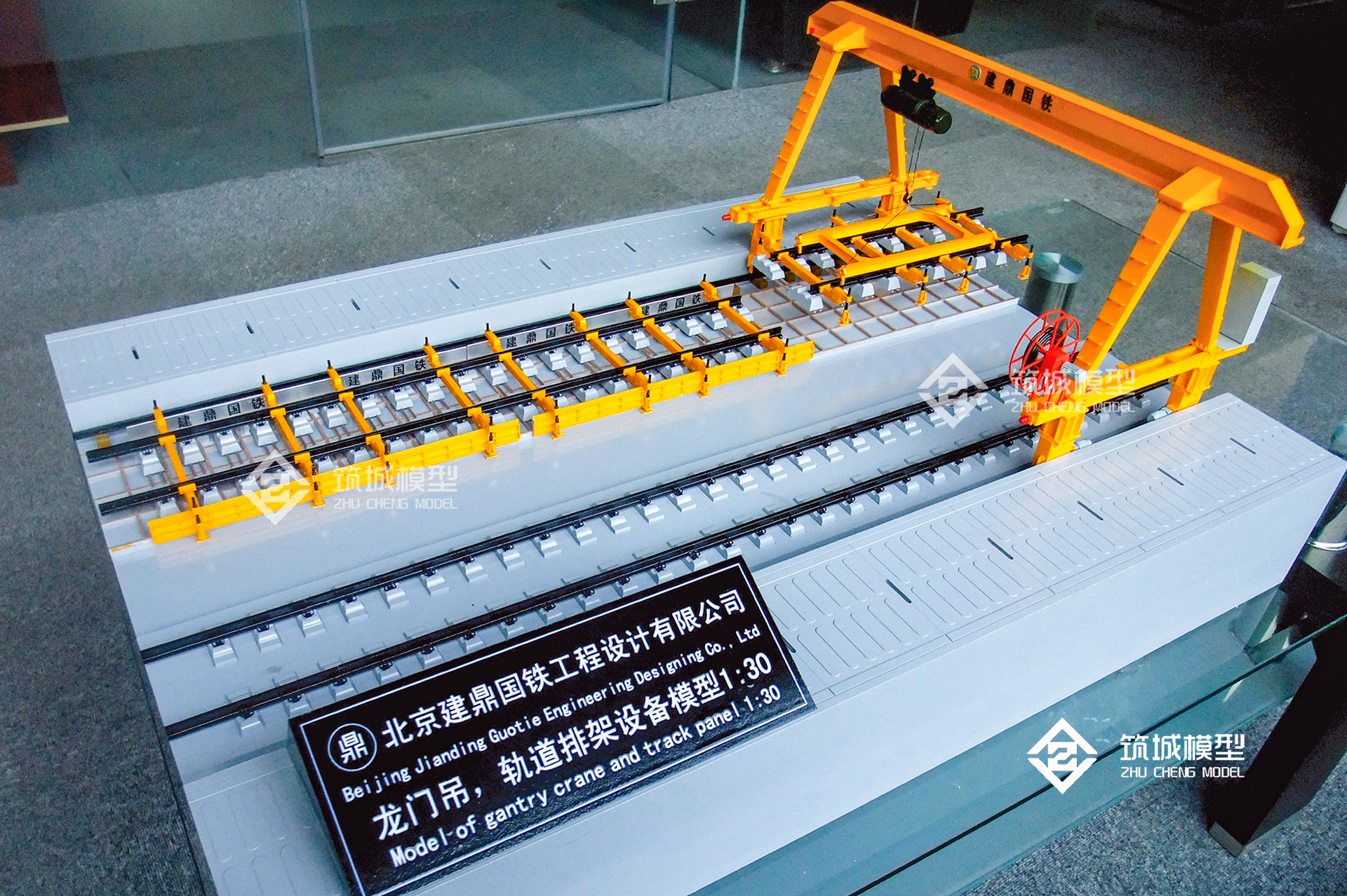 龙门吊模型整体效果