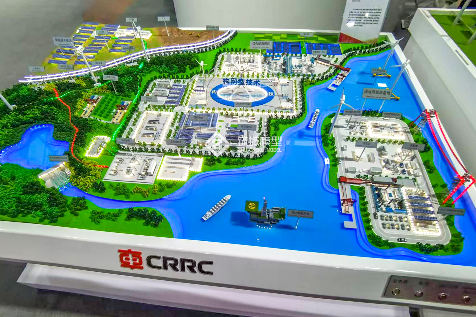 中车氢能源沙盘模型-氢燃料电池与动力系统-北京筑城世纪